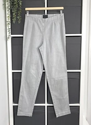 £24.99 • Buy OSKA Cotton Pull On Tapered Trouser Pants Size 1 Grey Stretchy Tapered W29 L29