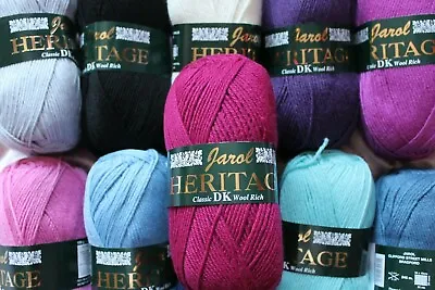 Jarol Heritage Classic Double Knit Wool Rich Yarn 100g Balls. Combined Post. • £3.40