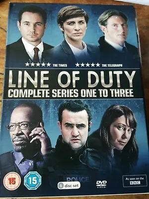 Line Of Duty: Complete Series One To Three DVD (2016) Keeley Hawes Cert 15 6 • £9.99