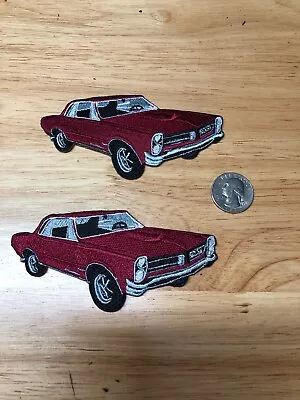 PONTIAC GTO 1965 GOAT G.T.O  2 PC SET Embroidered Patches SEW ON IRON ON • $12