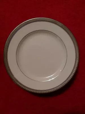 Mikasa Palatial Platinum 8.25  Salad/Luncheon Plates Set Of 4 • $24