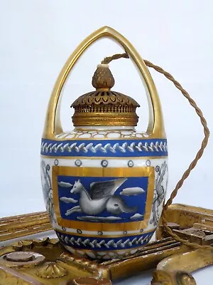 Sevres Imperial Porcelain Light Night Lampe Vase Empire Decor • $890