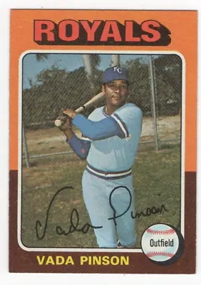 $1.99 • Buy 1975 Topps Baseball Card #295 Vada Pinson - Kansas City Royals
