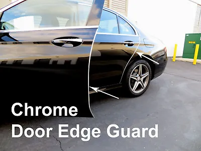 Fit 2002-2019 LexusModels CHROME DOOR EDGE GUARD Protector Trim 4pcs Kit • $16.62