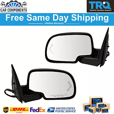 Mirror Power Folding Heated Memory Turn Signal PTM Set For 2003-2006 GMC Chevy • $174.95