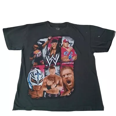 WWE T Shirt Kid Size 10 12 Undertaker Cena Triple H Mysterio Kofi Wrestling 2011 • £6.33