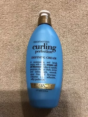 OGX Argan Oil Of Morocco Curling Perfection Curl-Defining Cream Hair-Smoothing • $12.99