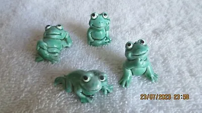 Set Of 4 Hagen Renaker Miniature Frog Figurines • $19.99