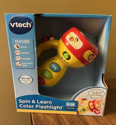 Vtech Spin & Learn Color Flashlight Educational Ages 12-36 Months • $10.99