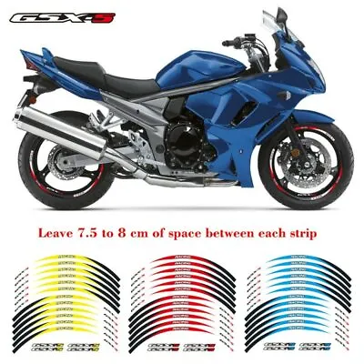 For Suzuki GSX-S GSXS 1000/750 MOTORCYCLE RIM STRIPES WHEEL DECALS TAPE STICKERS • $16.10