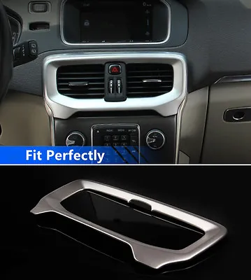 Stainless Steel Central Air Outlet Frame Cover Trim For Volvo V40 CC 2012-2018 • $23.50