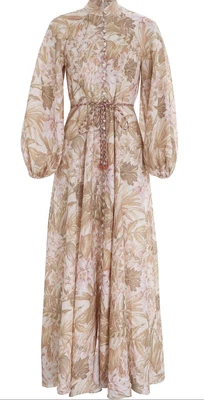 $352.57 • Buy BNWT Zimmerman Andie Billow Long Dress Size 3 RRP $695