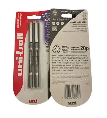 Uni-ball Eye Fine UB-157 Rollerball Pen 2 Pack • £4.99
