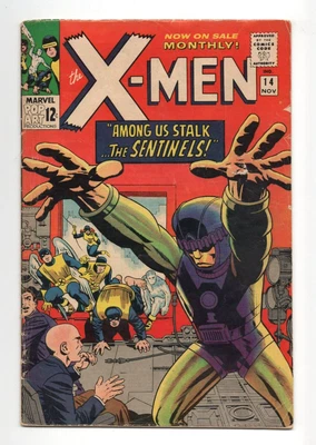 $350 • Buy X-Men #14 3.0 (OW/W) GD/VG 1st App. Of The Sentinels Marvel Comics 1965 