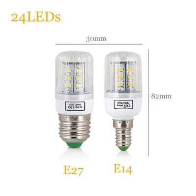 1X 6X 10X LED Corn Bulb E27 E14 Light 5730 SMD 7W 12W 15W 20W 25W 45W White Lamp • $12.49