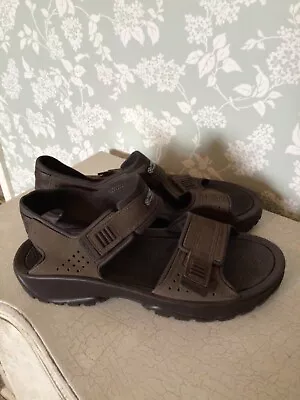 'Rider' Men's Brown Adventure Sandals - Size UK 10 • £8.50