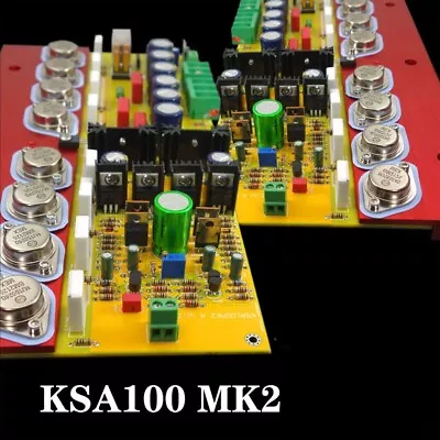 Class A High-Power Gold Seal KSA100MKII Amplifier Board Hi-Fi Post-Amplifier Kit • $201.15