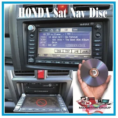 Honda Sat Nav Map  LegendAccordCR-VCivic(IMA)CR-ZInsight Latest DVD • £26.12