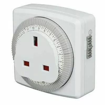 24 Hour Timer Plug Compact Plug-In Segment Time Controller -Timeguard TG24 • £9.25