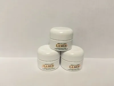 3 X La Mer Moisturizing Cream TRAVEL SIZE  .12 Oz/3.5 Ml FRESH NEW  • $65