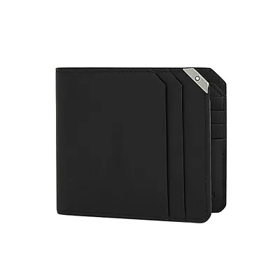 Montblanc Urban Spirit Black Leather Men's Wallet 6CC #124089 • $275.95