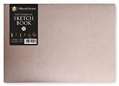 Collins & Davison A3 Landscape Soft Sketch Book 20 Sheets Cream Paper • £14.99