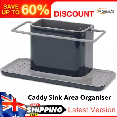 $59.97 • Buy Joseph Joseph Caddy Sink Area Organiser, Large - Grey Wide Rail For Hanging Damp