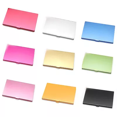 £2.99 • Buy Metal Business ID Credit Card Holder Storage Package Case Pocket Solid Wallet UK