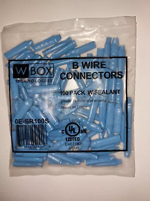 W Box 0E-SR100S Super B Wire Connectors With Sealant Gel Filled 100-Pack • $9.99