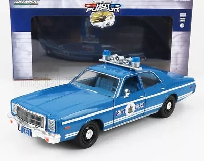 1/24 Greenlight - Plymouth - Fury Maine State Police Car 1978 - Blue • $64