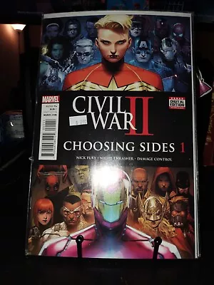 Civil War 2 Choosing Sides Civil War 1 Frontline 9 Comic Lot • $1