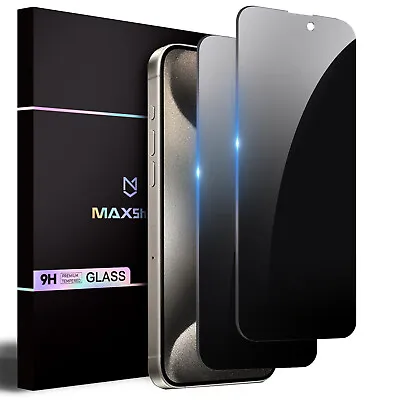 Privacy Anti-Spy Glass Screen Protector For IPhone 15 14 13 12 11 Pro MAX XR 8 • $7.50