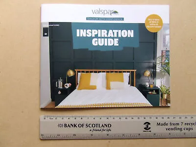 Valspar Paints Inspiration Guide And Colours/charts 32 Pages • £3