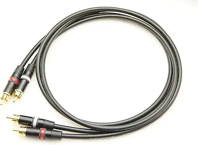 Canare L-2T2S With Neutrik Rean | Audiophile RCA Interconnect Cable Pair • $56.90