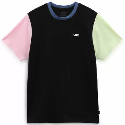 £13 • Buy Vans Left Chest Color Block T-shirt/ Black Multi / Women / RRP £24