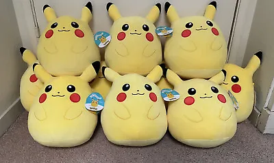 $35 • Buy Pokemon Squishmallow Pikachu Plush NEW 10” Inch Authentic Kellytoy New With Tag