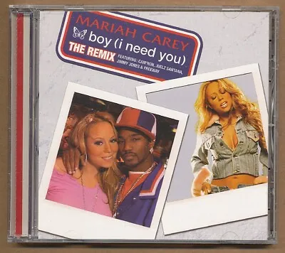 Mariah Carey - Boy (I Need You) [Remix] ULTRA RARE Promo Radio Only CD Single • $75