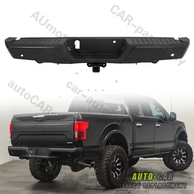 Primered-Rear Step Bumper Assembly For 2015-2020 Ford F-150 W/ Park & Tow Holes • $209