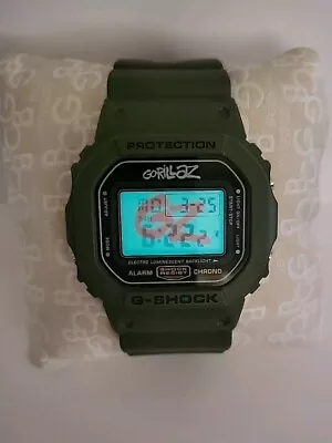 Rare Casio G-shock Gorillaz X  Murdoc  Watch Dw-5600vt  • $495