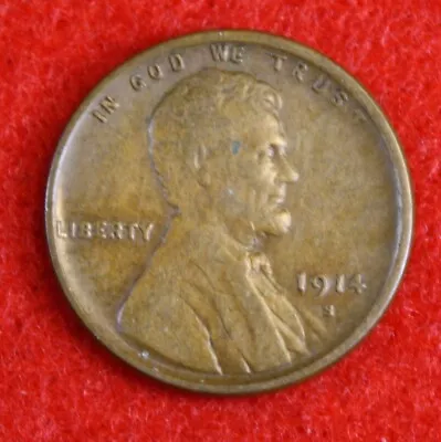 1914-S Lincoln Wheat Cent Penny Nice Circulated Coin LW2490 • $25.95