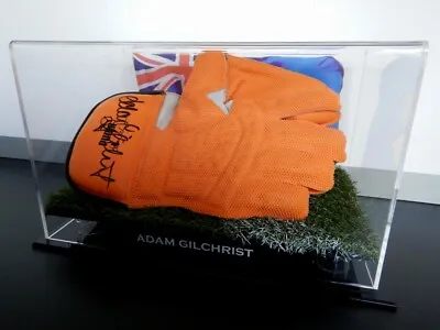 ✺Signed✺ ADAM GILCHRIST Wicket Keeping Glove COA Australia 2022 Shirt Cricket • $399.99