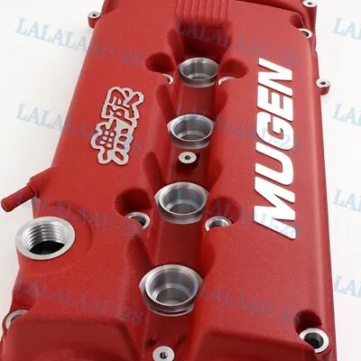 MUGEN Style Engine Valve Cover W/ Oil Cap For Honda Civic B16 B17 VTEC B18C DOHC • $116.28