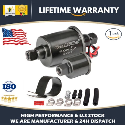 $23.99 • Buy 12V Electric Fuel Pump Low Pressure 5-9PSI Petrol/Diesel For Holley Universal US