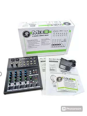 Mackie Mix Series Mix8 8-Channel Mixer Excellent Condition From Japan • £142.38