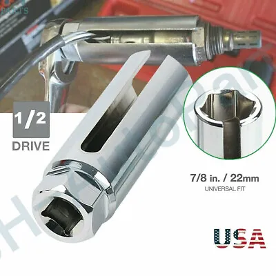  Universal 7/8'' & 22mm Offset Oxygen O2 Sensor Socket Wrench Removal Tool Drive • $8.50