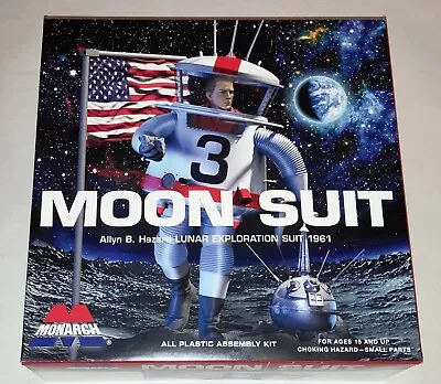 Monarch Moon Suit Lunar Exploration Suit 1961 1:10 Scale Figure Model Kit 801 • $57.56