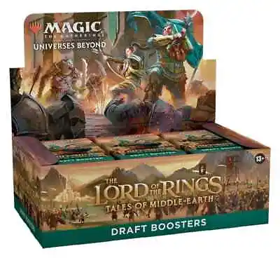 MTG Lord Of The Rings Tales Of Middle Earth Draft Booster Box (36 Packs) • £130