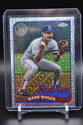 2024 Topps Series 1 WADE BOGGS Mojo Refractor Silver Pack #T89C-36 Red Sox • $2.49