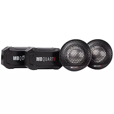 Pair MB QUART FT1-25 50 Watt RMS 1  Car Audio Tweeters + Crossovers • $27.90