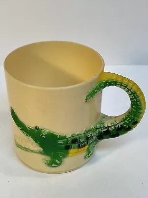 Kids Vintage Plastic Cup Retro Alligator Unkown • $16.99